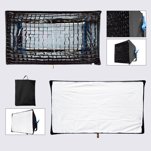 Honeycomb Grid Softbox — quick-fold softbox attachment delivers soft, wraparound light with tight beam control